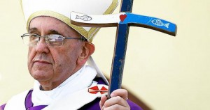 Papa com báculo de Lampedusa