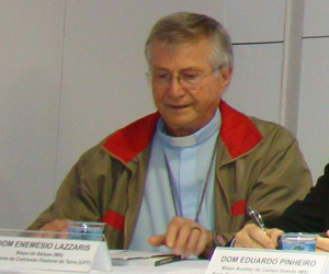 o bispo de Balsas (MA) e presidente de Comissão Pastoral da Terra, Dom Enemésio Lazzaris. FOTO: Alessandra Borges 