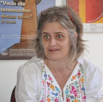 Pastora Romi Benke, da Igreja luterana / Foto: Divulgação CRB