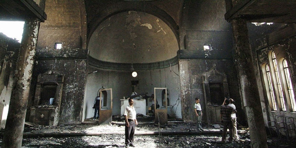 Igrejas e locais de culto destruídos; cristãos são perseguidos em várias partes do mundo por causa de sua fé / Foto: Arquivo - AIS
