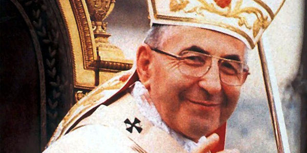 Papa João Paulo I, conhecido como o "Papa Sorriso" / Foto: Agência Ecclesia