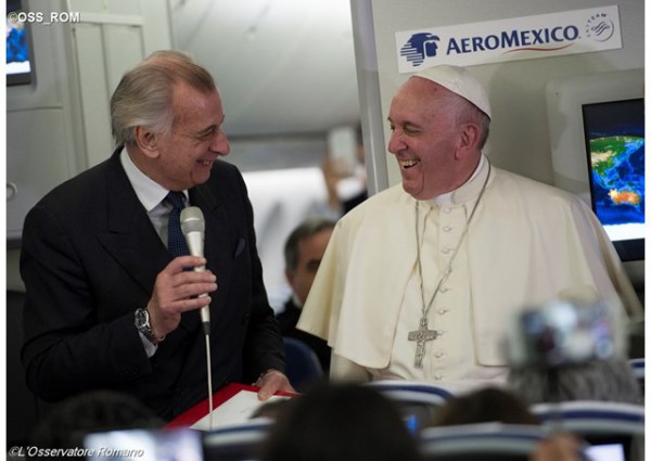 Dr. Alberto Gasbarri e Papa Francisco / Foto: L'Osservatore Romano