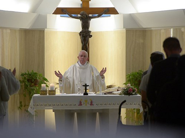 Papa Francisco ressaltou a importância de se recordar a História de Salvação Pessoal na Missa desta quinta-feira, 21.