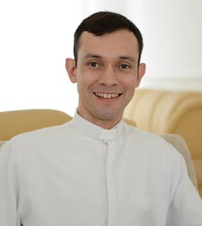 Padre Márcio Prado, reitor do Santuário do Pai das Misericórdias / Foto: Daniel Mafra