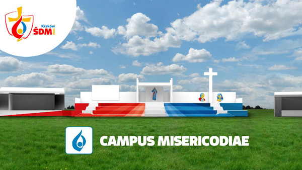 Campus Misericordiae, um dos palcos centrais da JMJ 2016 / Foto: Twitter JMJ Cracóvia 