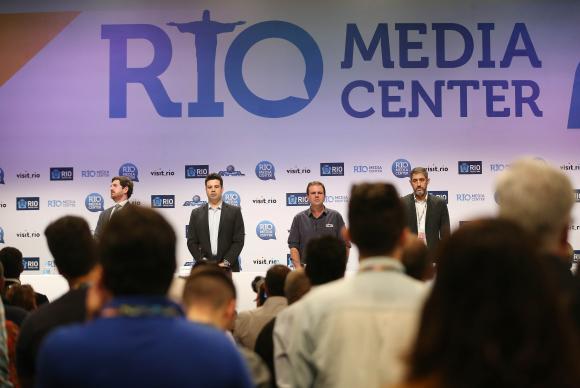 No Rio Media Center, 26 mil jornalistas circularam diariamente para a cobertura diária das competições / Foto: Roberto Castro - ME