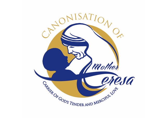 Logotipo oficial da canonização de Madre Teresa de Calcutá