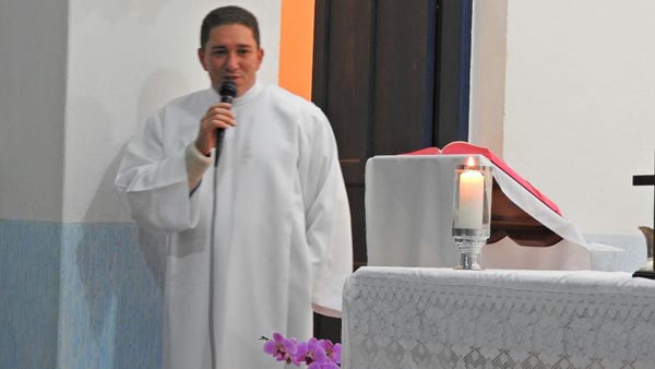 Seminarista Odair, que será ordenado diácono dia 7 de agosto / Foto: Arquivo pessoal