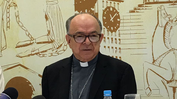 Cardeal Raymundo Damasceno em coletiva de imprensa nesta manhã / Foto: Jéssica Marçal - CN