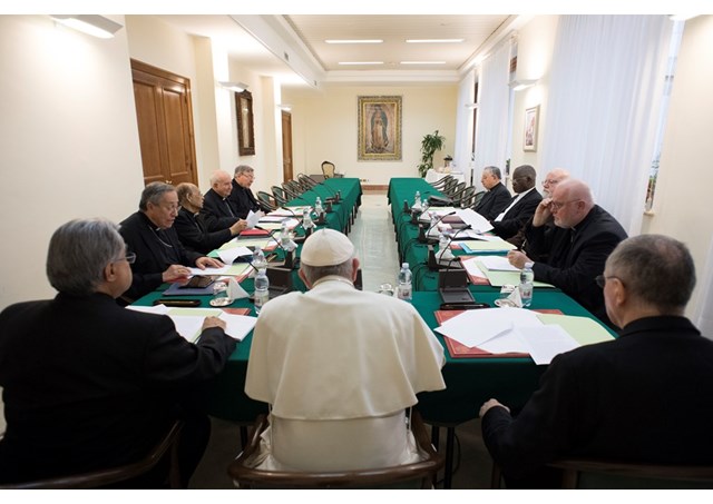 Papa em reunião com Conselho de Cardeais / Foto: Rádio Vaticano