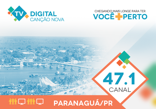 Paranaguá sintoniza o sinal digital da TV Canção Nova