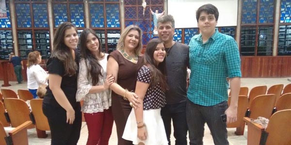 Mauricio e sua família