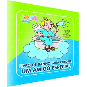 Livro Banho para colorir