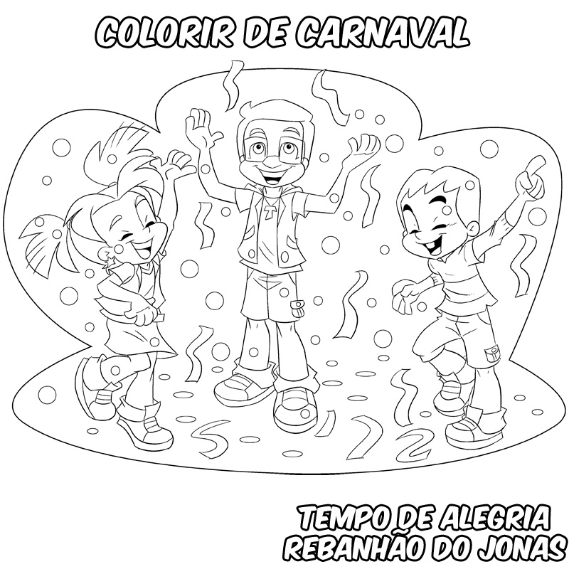 Desenhos para Colorir - Nosso Clubinho