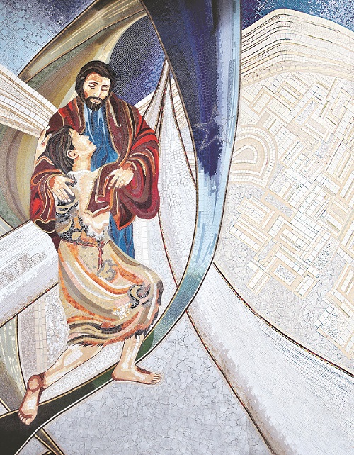 Mosaico do Pai das Misericórdis (Foto: Wesley Almeida/cancaonova.com)