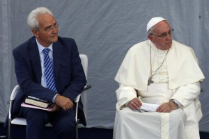 Papa visita pastor