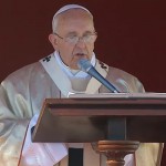 Francisco durante a homilia na beatificação de Paulo VI / Foto: Reprodução CTV