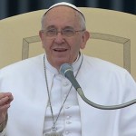 Francisco durante a catequese desta quarta-feira, sobre os idosos / Foto: Reprodução CTV