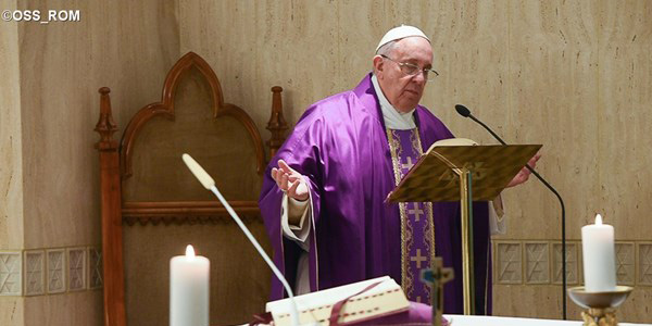 Em homilia, Francisco fala sobre necessidade de misericórdia / Foto: L'Osservatore Romano