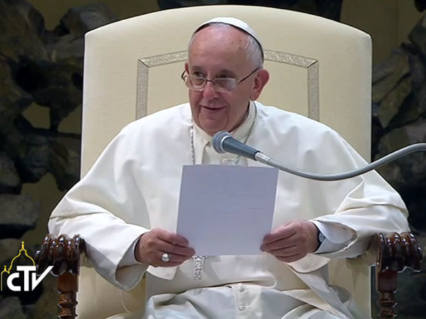 Papa Francisco dedica catequese aos casais de segunda união / Foto: Reprodução CTV