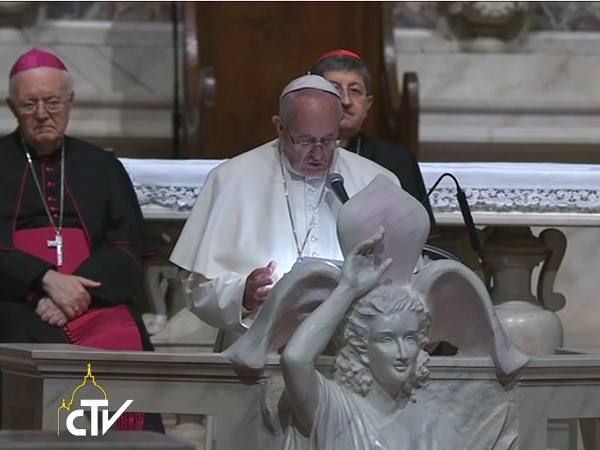 Papa fala ao Congresso da Igreja Italiana / Foto: Reprodução CTV