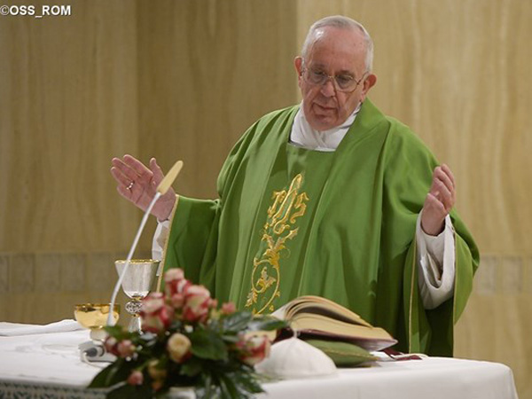 Papa Francisco celebra Missa na Casa Santa Marta / Foto: L'Osservatore Romano