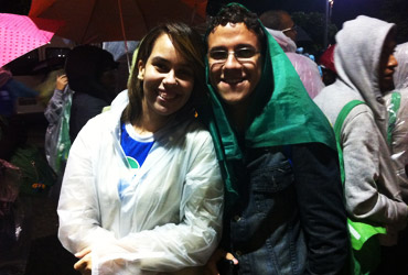 Débora e Tiago de Penambuco (Foto: Canção Nova)