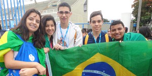 Jovens de São Paulo na JMJ