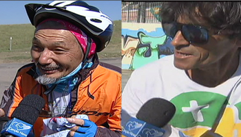 Ciclistas percorrem longas distâncias para chegar à JMJ
