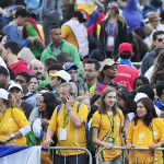 Peregrinos chegam cedo para ver o Papa a Copacabana