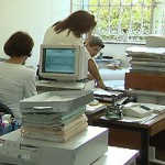 Na série de hoje os trabalhos em um Fórum Criminal