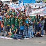 Jovens se reúnem em Aparecida para encontro virtual com o Papa
