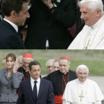 Bento XVI chega à Paris e é recebido por Nicolas Sarkozy