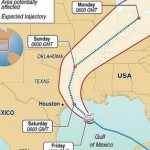 Milhares de pessoas fogem do furacão Ike no Texas
