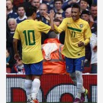 Brasil bate a Escócia com 2 gols de Neymar e reencontra vitória