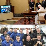 Papa fala sobre maravilhas do universo com astronautas da ISS