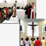 Jovens cariocas acolhem imagem de São Sebastião