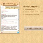 Vaticano cria widget para acesso de informações do site oficial