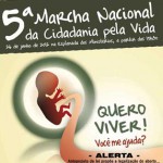 Marcha nacional em defesa da vida acontece nesta terça-feira