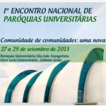 1º Encontro Nacional de Paróquias Universitárias será em Goiânia