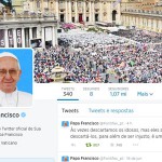 Twitter do Papa supera os 14 milhões de seguidores