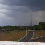 Tornado é registrado pela primeira vez em Brasília