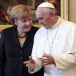Papa recebe em audiência chanceler alemã Angela Merkel
