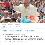 Papa alcança mais de 19 milhões de seguidores no twitter