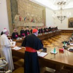 Papa reúne-se com colaboradores da Cúria Romana
