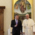 Presidente colombiano agradece palavras do Papa em favor da paz