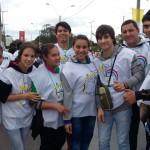 Voluntários se preparam para a chegada do Papa ao Paraguai