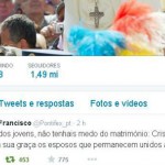 Papa aos jovens: não tenham medo do casamento