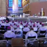 Bispos participam da Assembléia CNBB/Foto: Reprodução da TV