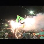 Barco de fogo é destaque na festa junina em Sergipe